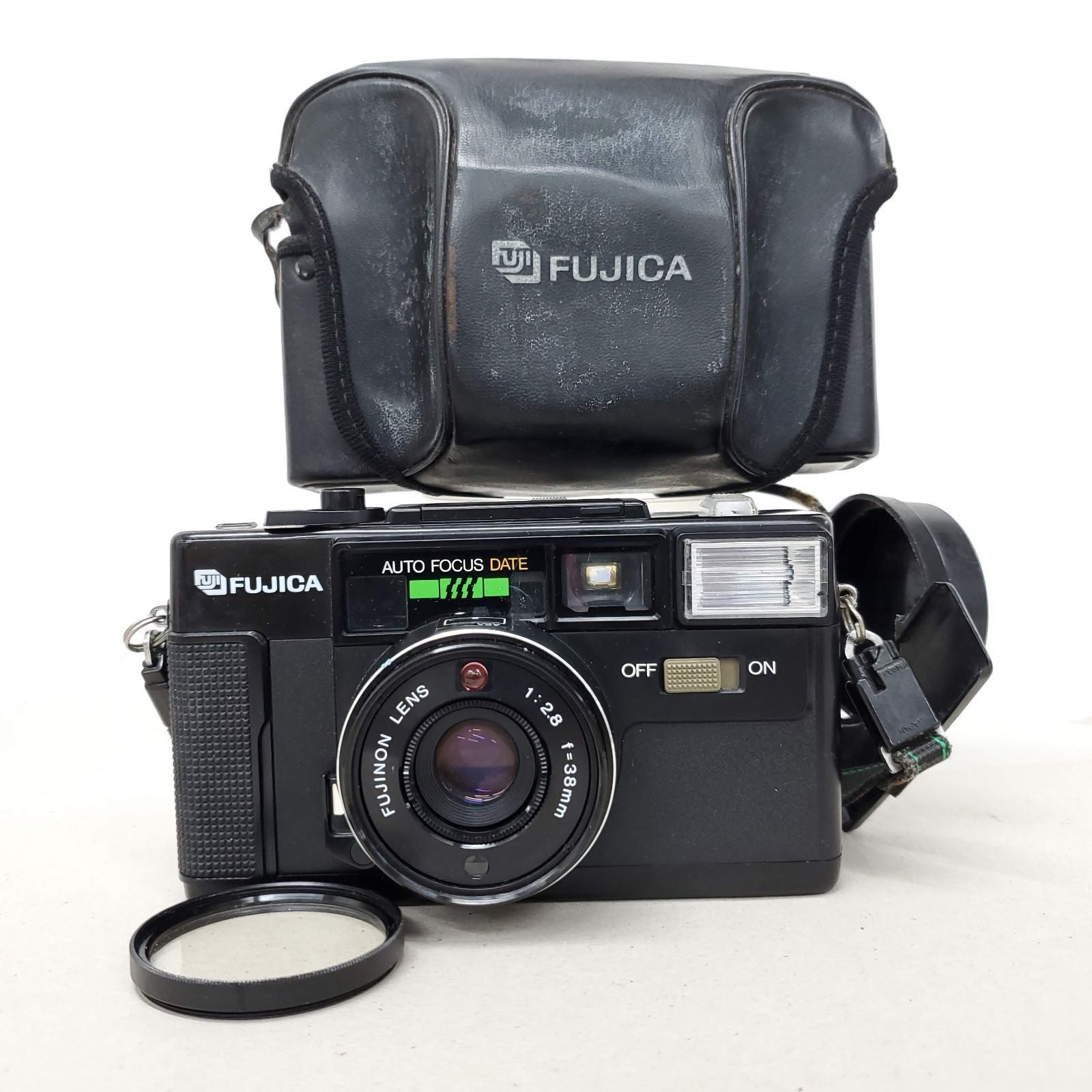 動作 済 FUJICA AUTO-7 DATE F1020-10e