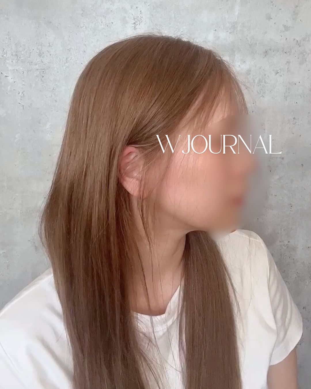 自然なもみあげ｜アッシュブラウン｜スーパーロング