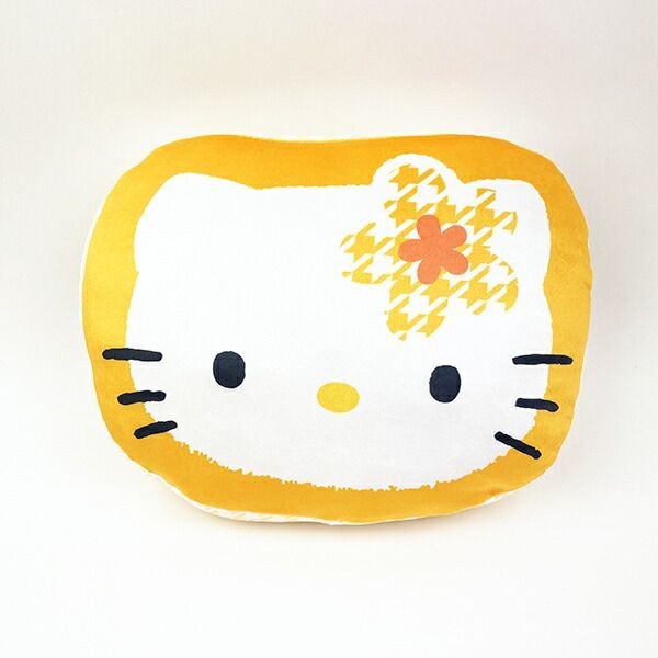 サンリオ ハローキティ カオハナ ダイカットクッション (イエロー) Sanrio