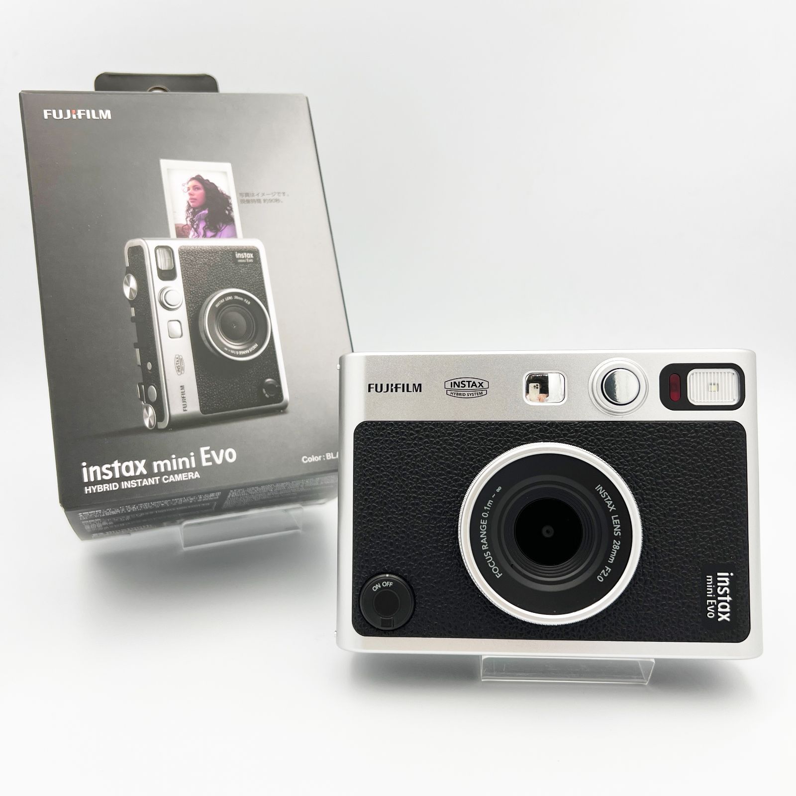 FUJIFILM 富士フイルム チェキ カメラ instax mini Evo USB Type-C対応 ブラック