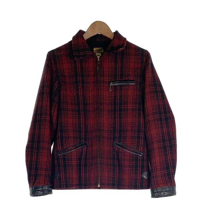 THE REAL McCOY S リアルマッコイズ WOOL FIELD SPORTS JACKET ウール フィールドスポーツジャケット レッド MJ25126 Size 38