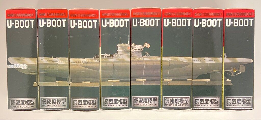 タルガ 1/144 鋼密度模型 U-BOOT灰色迷彩[淡灰]8種セット-待望の