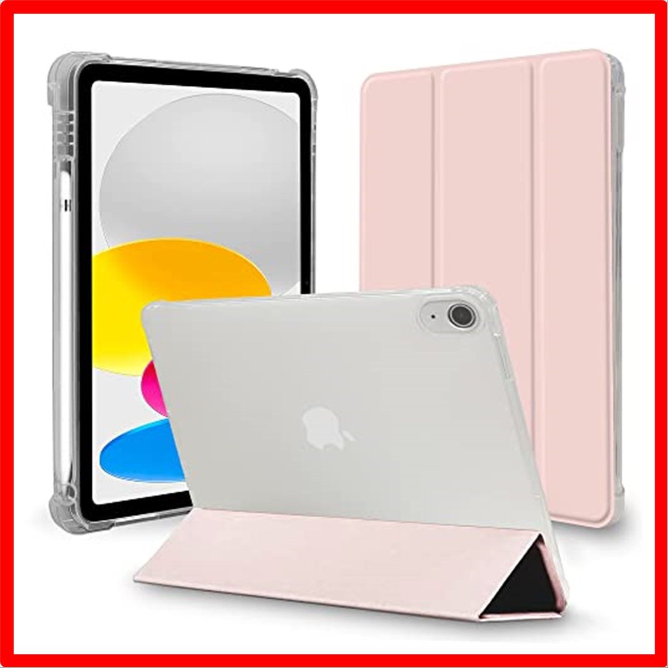 送料無料】 iPad 10.9インチ ( 第10世代 2022 )_ピンクサンド＋クリア