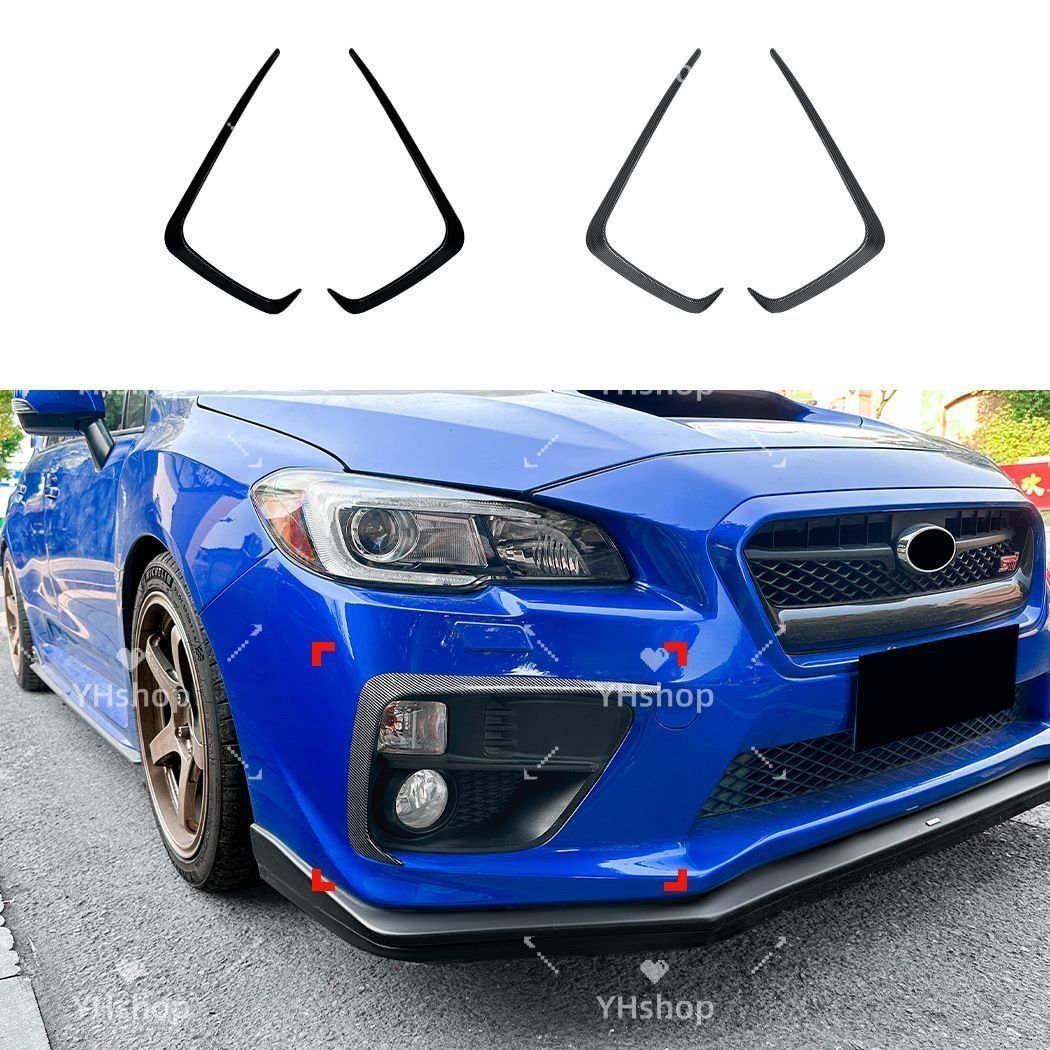 スバル WRX STI VA前期 フロントダクトカバー ABS製 2014-2016 ピアノブラック |4.17 LYC036春の新生活