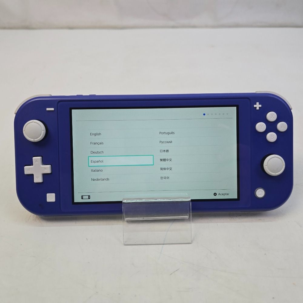 01w-5263 〇 Nintendo Switch Lite ニンテンドー スイッチ ライト ブルー XJJ HDH-001 本体のみ 完動品 品