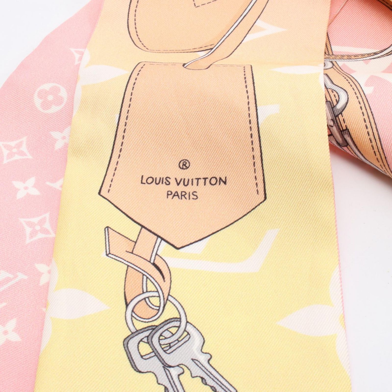 LOUIS VUITON ルイヴィトン　モノグラムスカーフ　美品 ルイ・ヴィトン LOUIS VUITTON スカーフ バンドー モノグラム