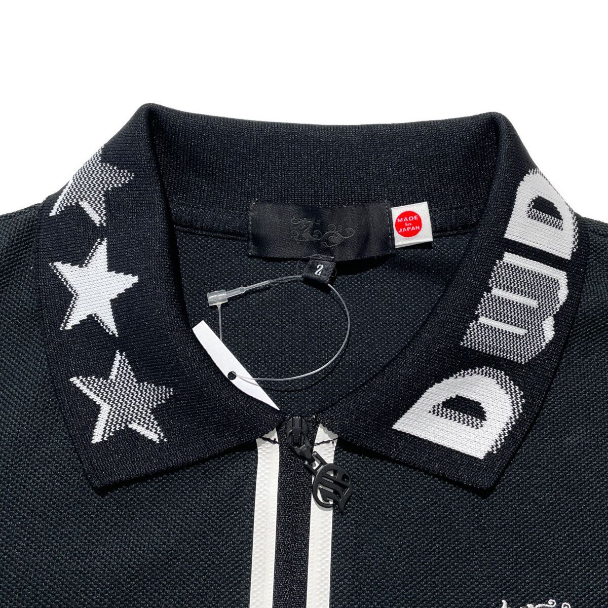 Dance With Dragon ハーフジップ 長袖インナーTシャツ 未使用品 中古 レディース ダンスウィズドラゴン DANCE WITH DRAGON 半袖