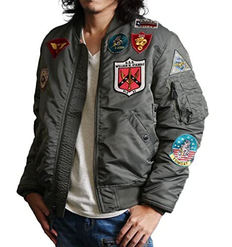 2XL_グリーン [アヴィレックス] ファー イースト クルーズ エムエーワン FAR EAST CRUISE MA-1 6162193 メンズ XXL 073 SAGE