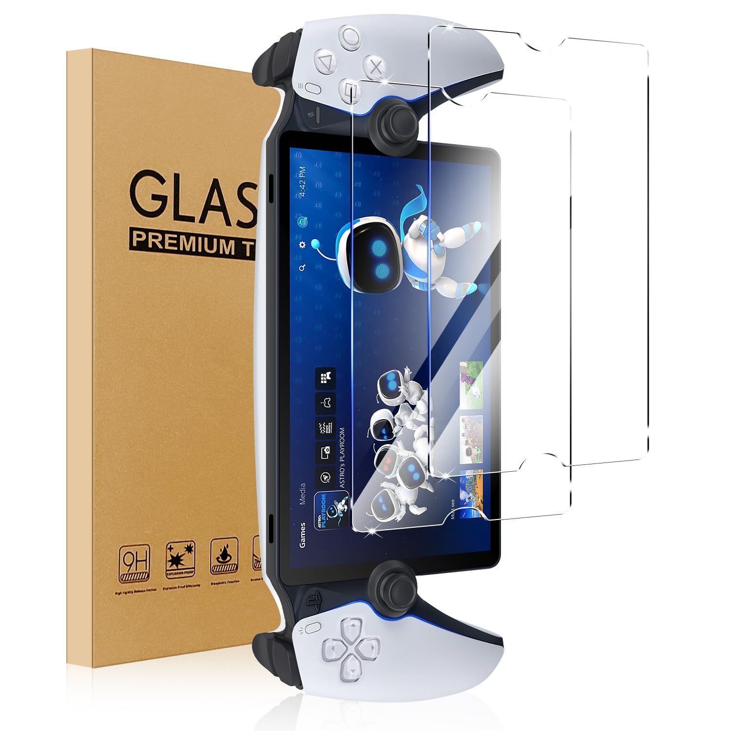 特売】PlayStation Portal ガラスフィルム 用 Sungale 2枚入り PS