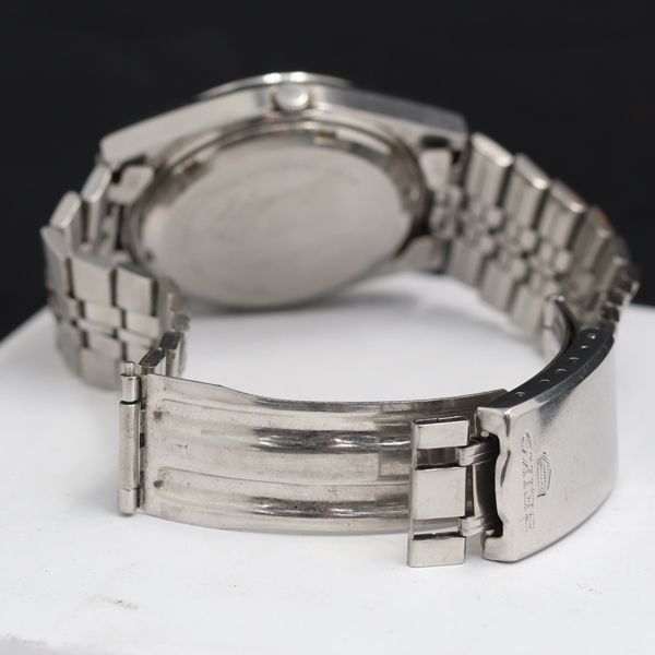 稼動 QZ セイコー タイプ2 7546-7060 シルバー文字盤 デイデイト