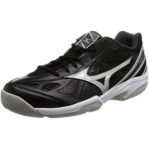 ミズノ(MIZUNO) テニスシューズ ブレークショット CS 61GR174203 ブラック×シルバー×ブラック 26.5cm
