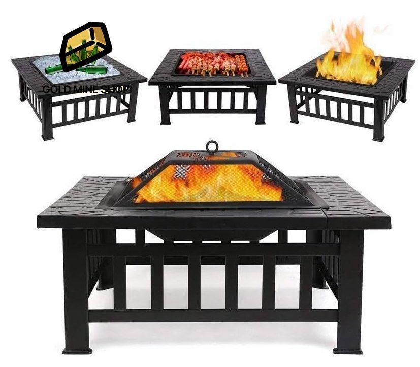 屋外ストーブ 炭ストーブ 加熱火鉢 焚き火台 バーベキューストーブ 庭 BBQ アウトドア 室内 屋外用暖炉