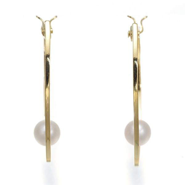 ベビーパール 真珠 3.5mm フープ ピアス K18YG #168420 - メルカリ 