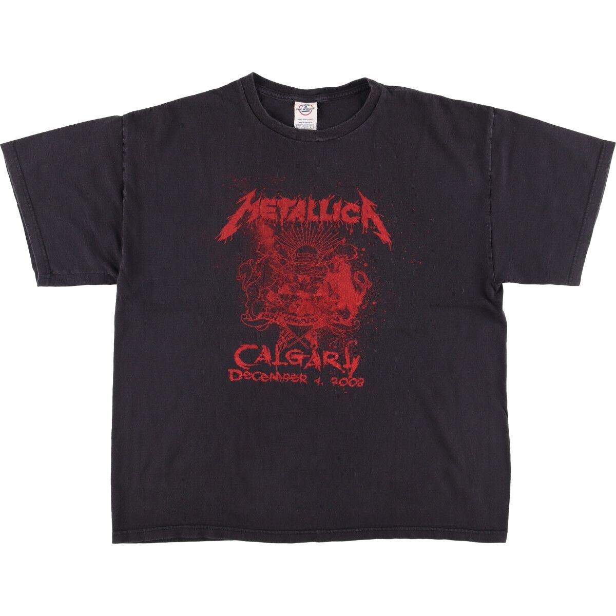 古着 00年代 DELTA PRO WEIGHT METALLICA メタリカ バンドTシャツ バンT メンズL相当|eaa543950