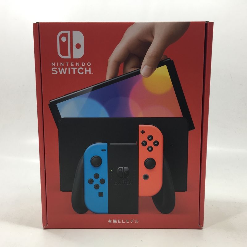 01w-1408 〇 未使用品 Nintendo Switch本体 有機ELモデル Joy-Con(L