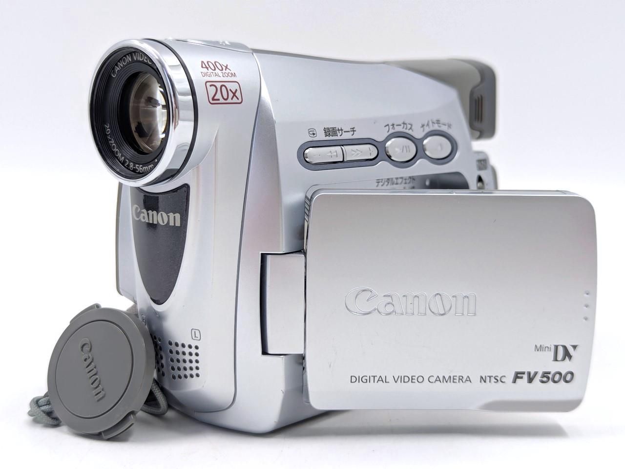 miniDVのダビングに Canon キャノン ビデオカメラ DM FV 500 7日間保証付き