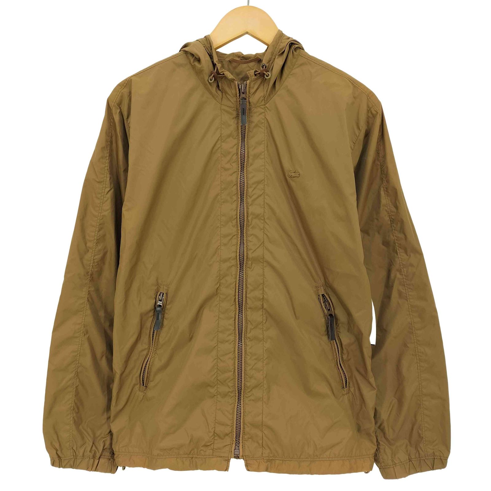ラコステ LACOSTE ナイロン ジップアップパーカー  メンズ  48/3