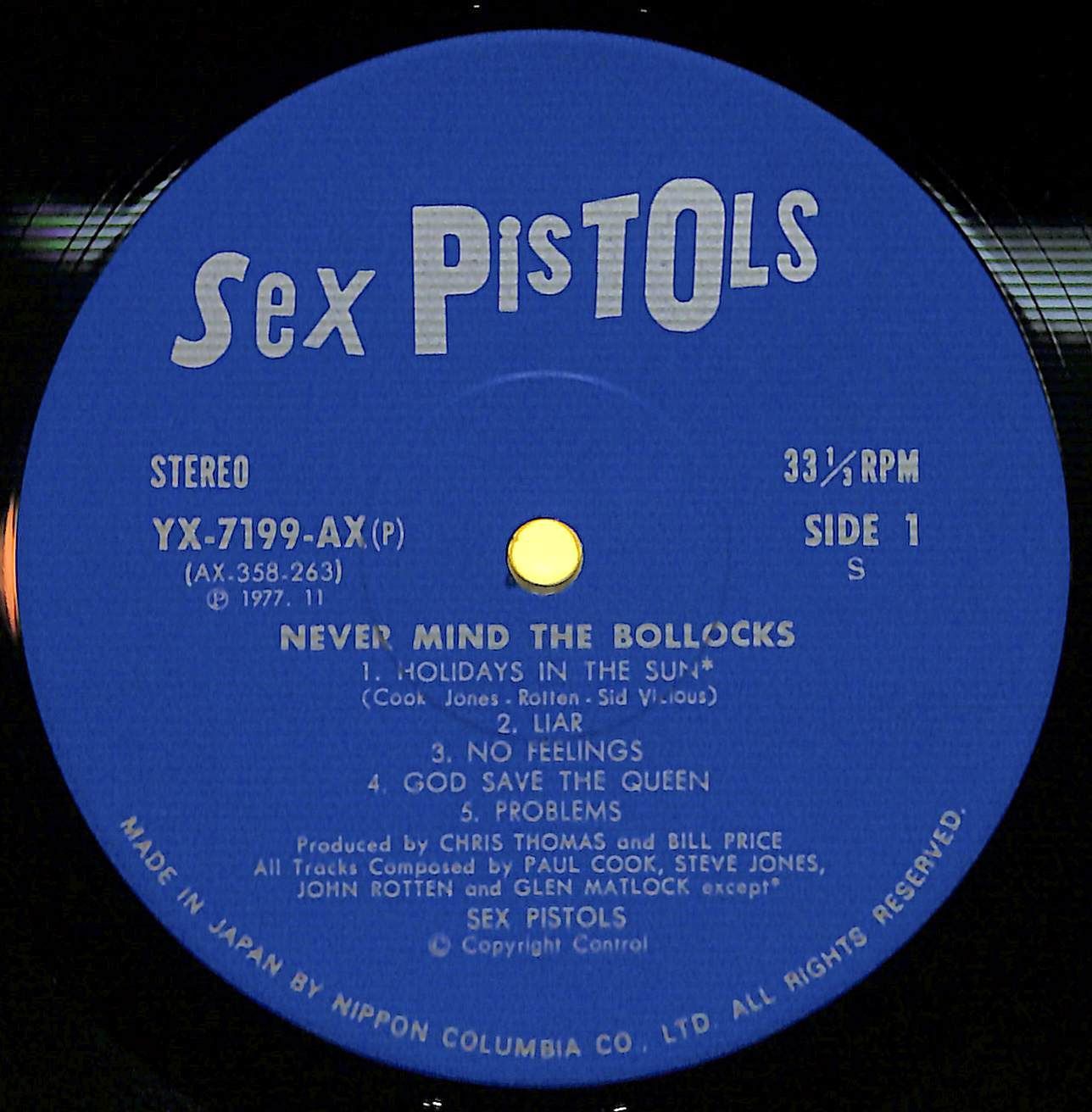 LP】Sex Pistols Never Mind The Bollocks Here's The Sex LP】Sex Pistols Never Mind The Bollocks Here's The Sex