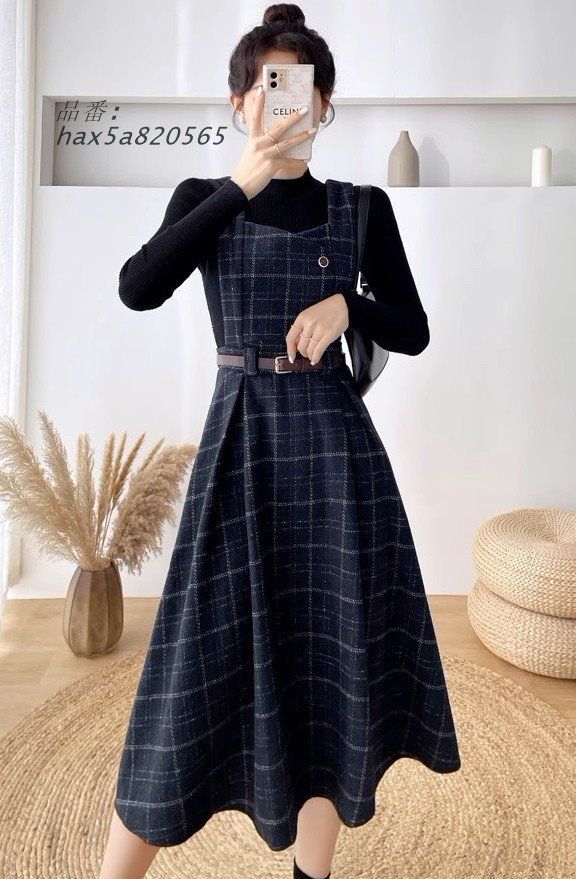 ジャンパースカート 秋冬