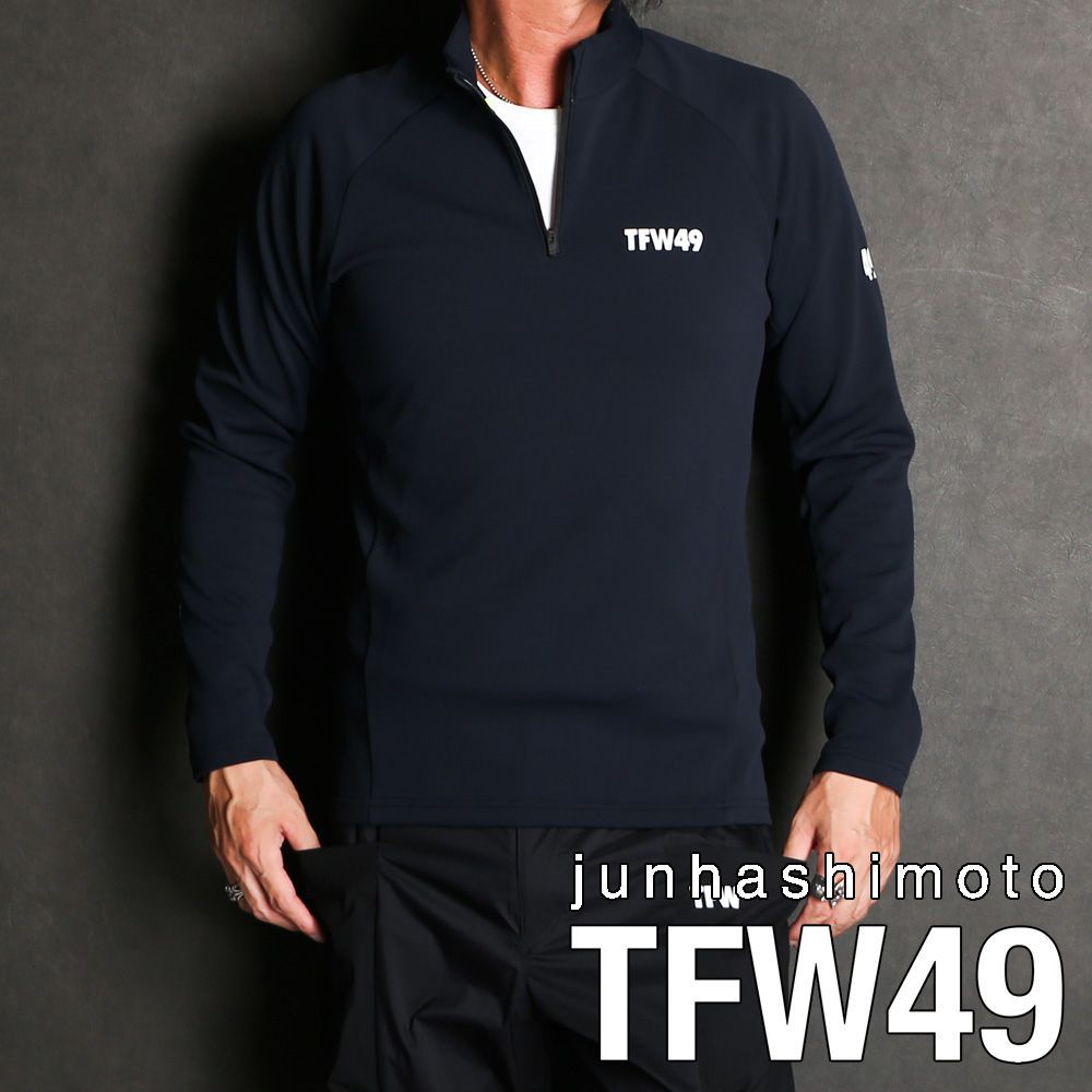 TFW49/ティーエフダブリュー フォーティーナイン】HALF ZIP L/S
