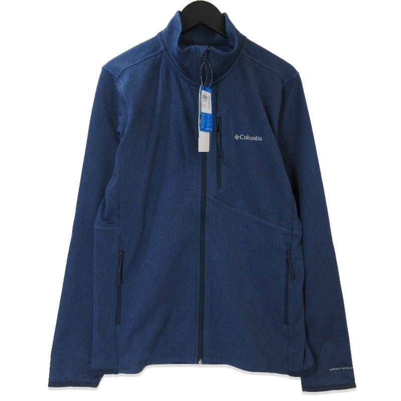 未使用 Columbia コロンビア パークヴューフリースフルジップ AE2205 Park View Fleece COLLEGIATE NAVY HEATHER M タグ付き71011744