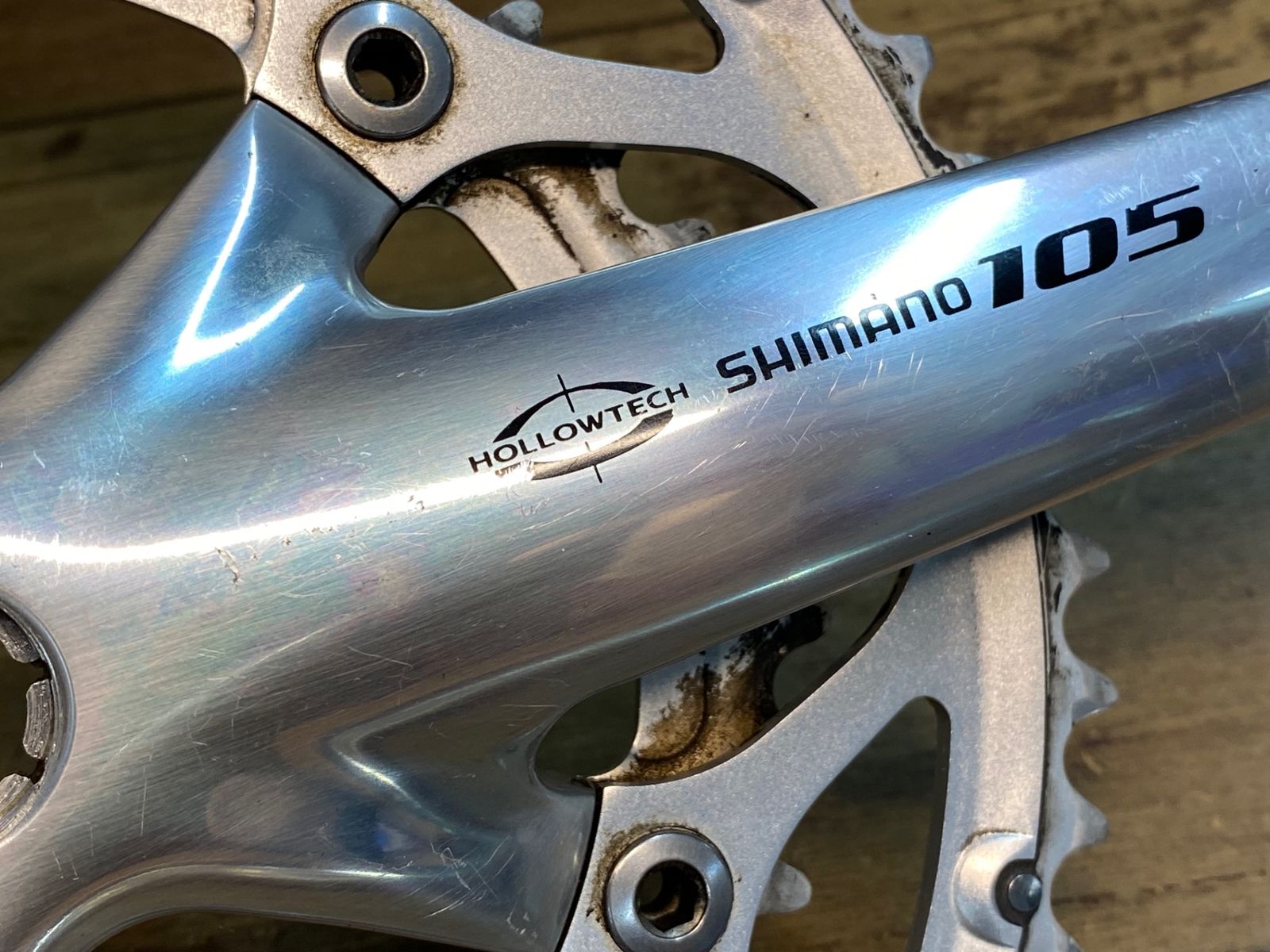IX283 シマノ SHIMANO 105 FC-5502 HOLLOWTECH クランク 170mm 53/39T 