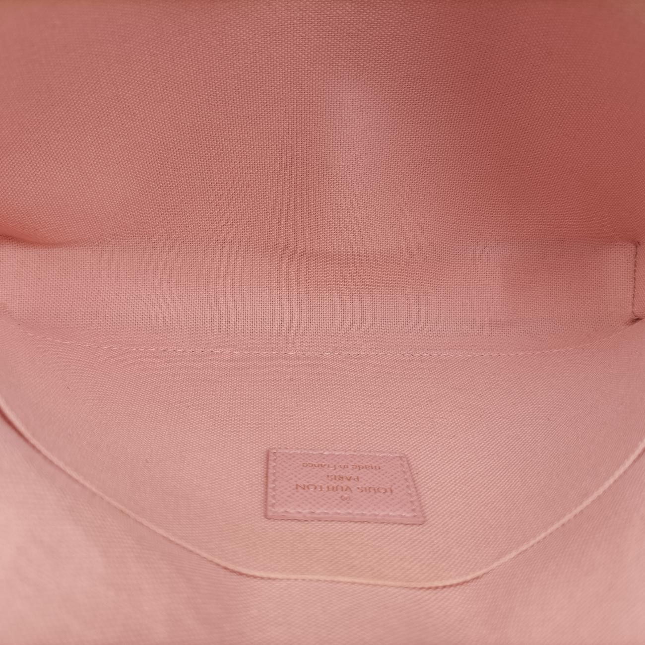 VuittonポシェットフェリシーアズールダミエキャンバスN63106MI2179