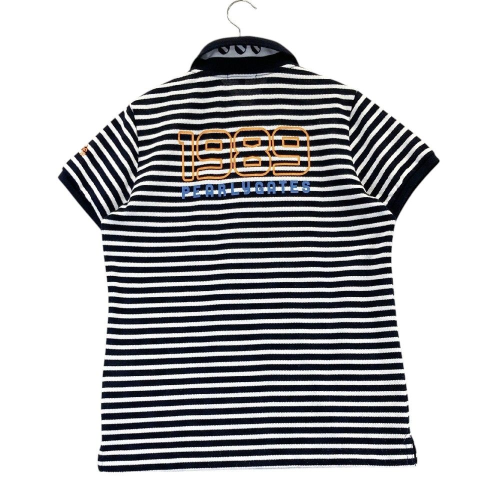 サイズ：0 PEARLY GATES パーリーゲイツ 半袖ポロシャツ ボーダー柄