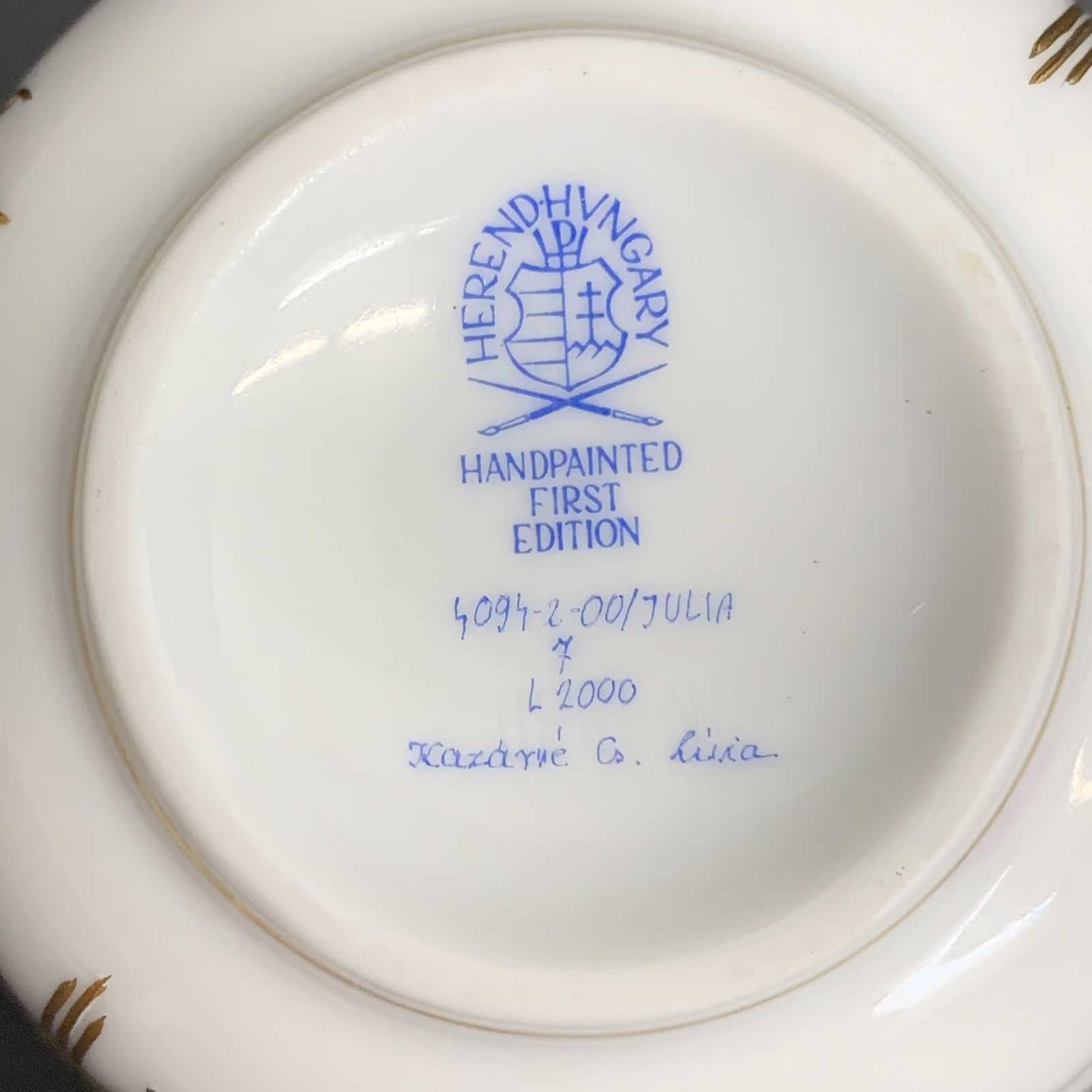 ヘレンド ジュリア カップ＆ソーサー HEREND HVNGARY HANDPAINTED