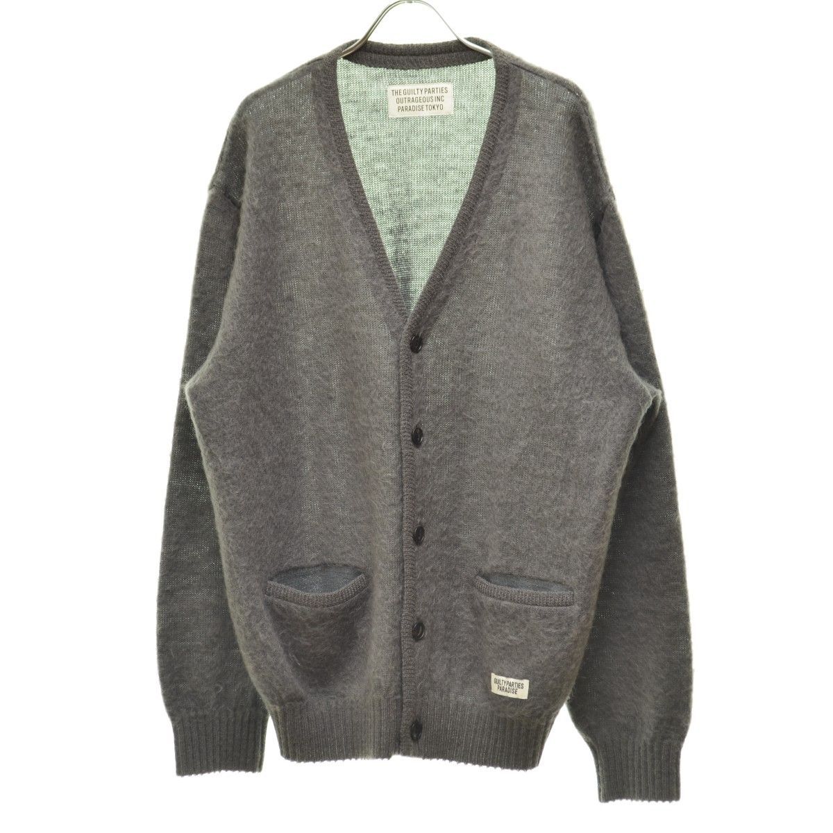 【WACKOMARIA】MOHAIR CARDIGAN モヘア長袖カーディガン