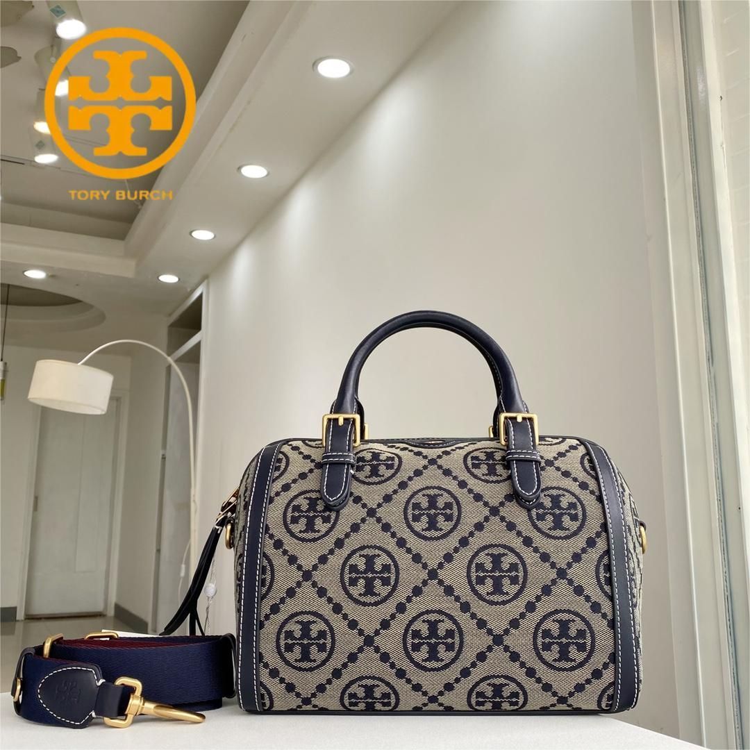 TORY BURCH トリーバーチ ボストンバッグ TMonogram Tモノグラム ジャ