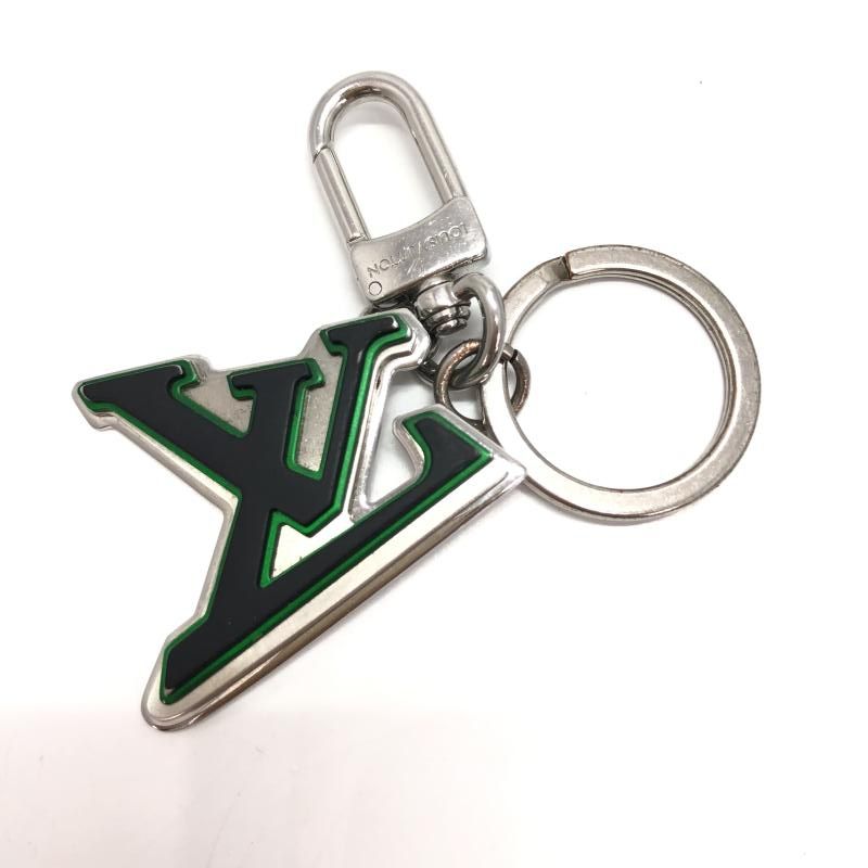 LOUIS VUITTON ポルトクレ LV マティック キーホルダー 緑 ルイヴィトン 91