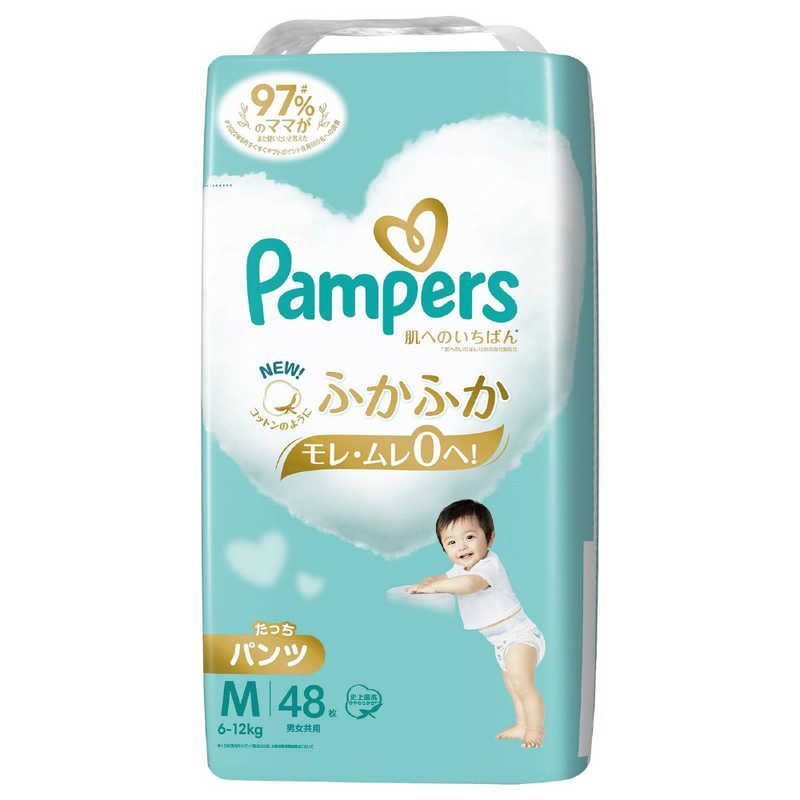 4個セット パンパース 肌へのいちばん スーパージャンボ M 6～12kg 48枚 P-G パンツタイプ コットンのようにふかふか おむつ