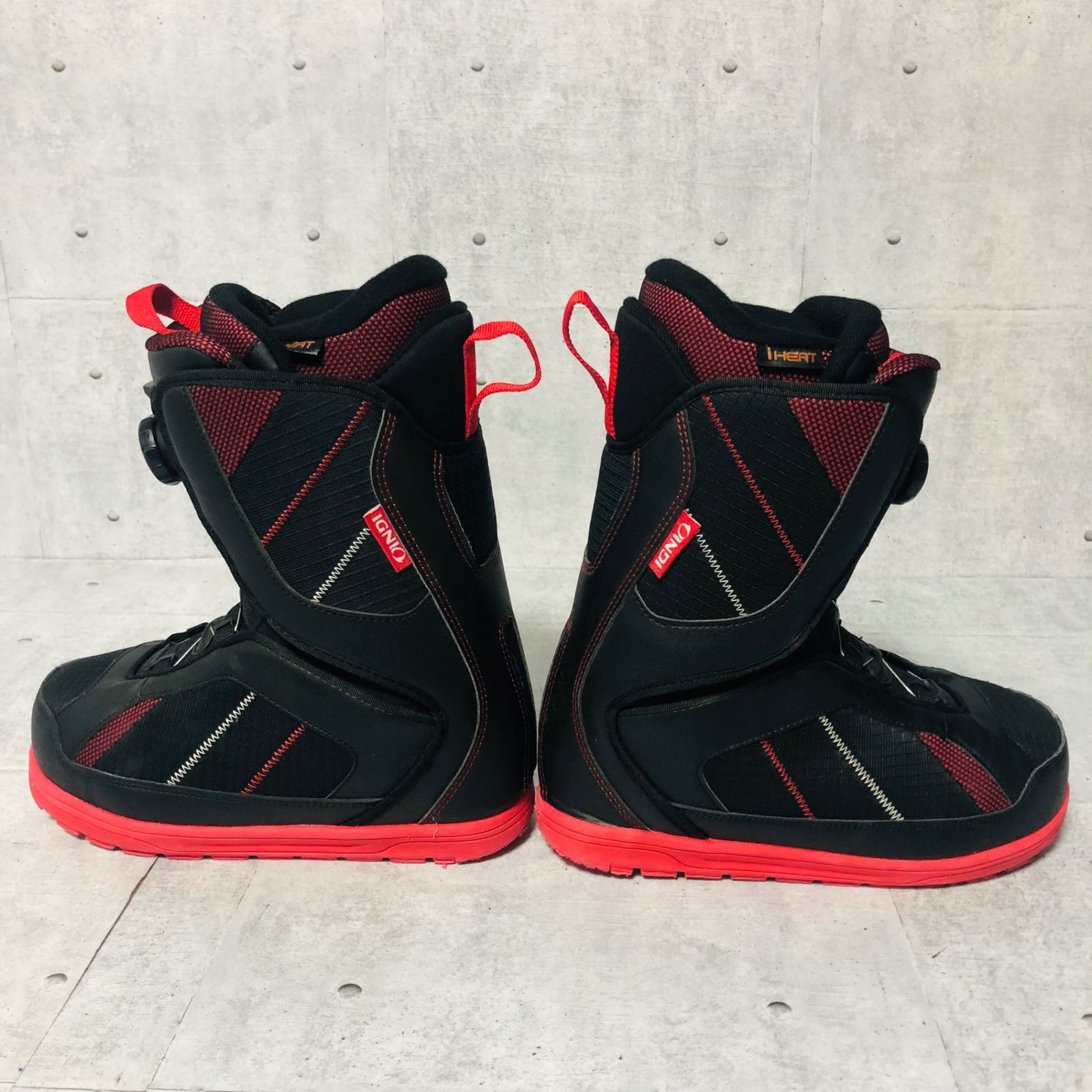 IGNIO イグニオ BOA ボア ダイヤル式 24cm ブラック スノーボード