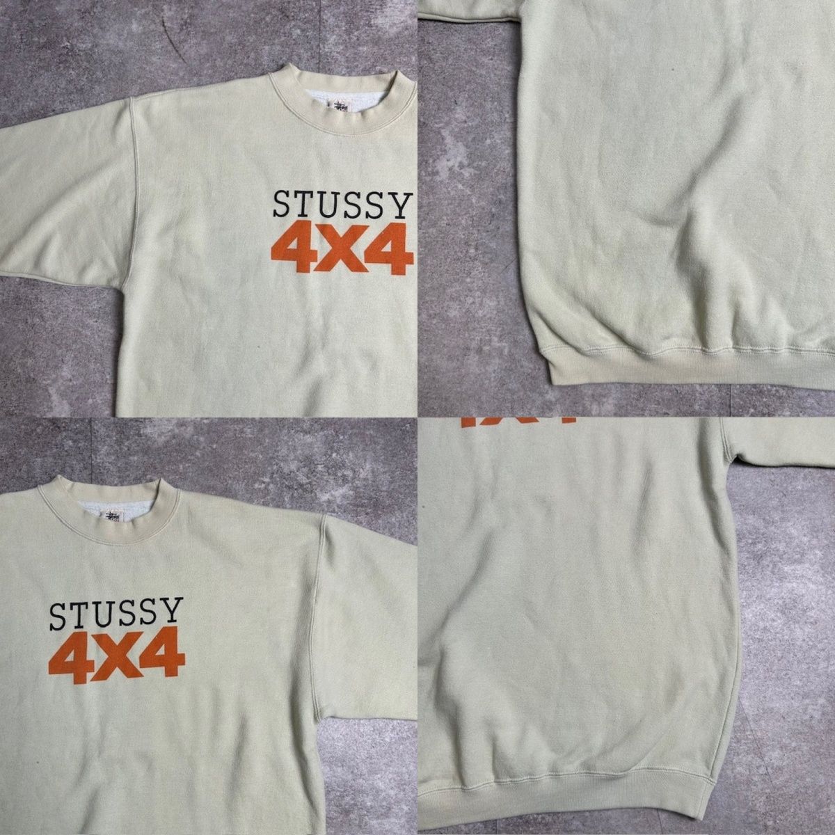OLD　STUSSY　☆柄プリント　トレーナー stü'-sē” old stussy 紺タグ プリント スウェット - メルカリ