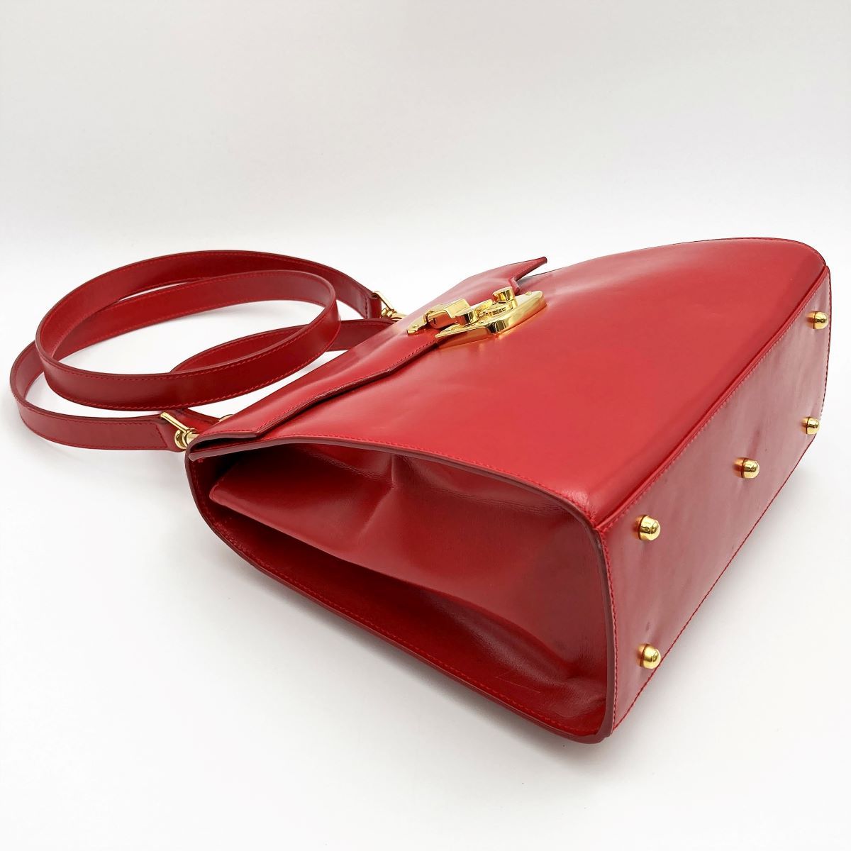 美品 GUCCI グッチ レディロック ショルダーバッグ ハンドバッグ 2WAY
