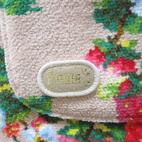 フェイラー FEILER タグ付き エプロン シュニール織 ストロベリー
