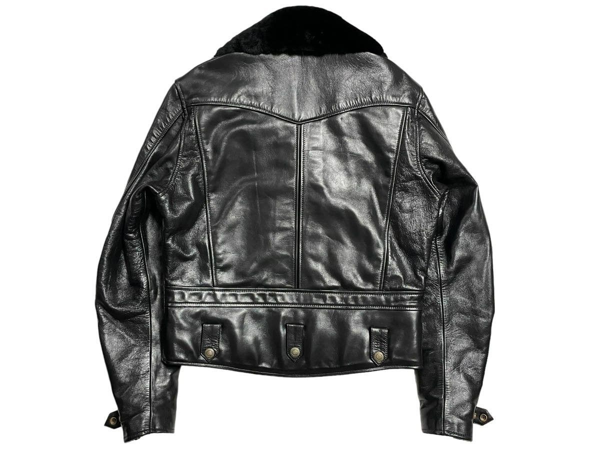 ハーレーダビッドソン馬革 ホースハイドライダースジャケット Lサイズ HARLEY DAVIDSON ハーレーダビッドソン 馬革 ホース