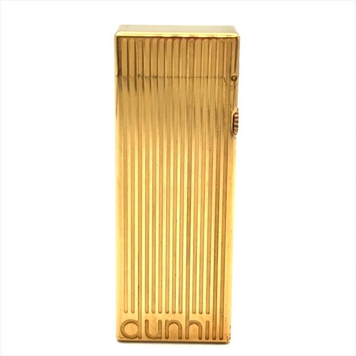 良品 Dunhill ダンヒル 希少 ガスライター ロゴ ゴールド OH済み