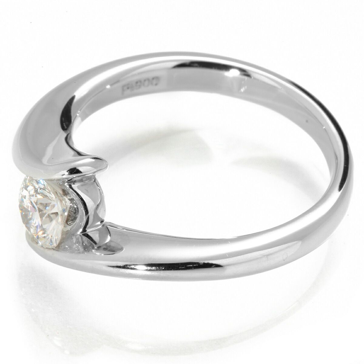 PT900 プラチナ ダイヤモンドデザインリング F-VS2-Excellent ダイヤモンド 0.41ct プラチナ Pt900 リング Fカラー VS2 Exellent