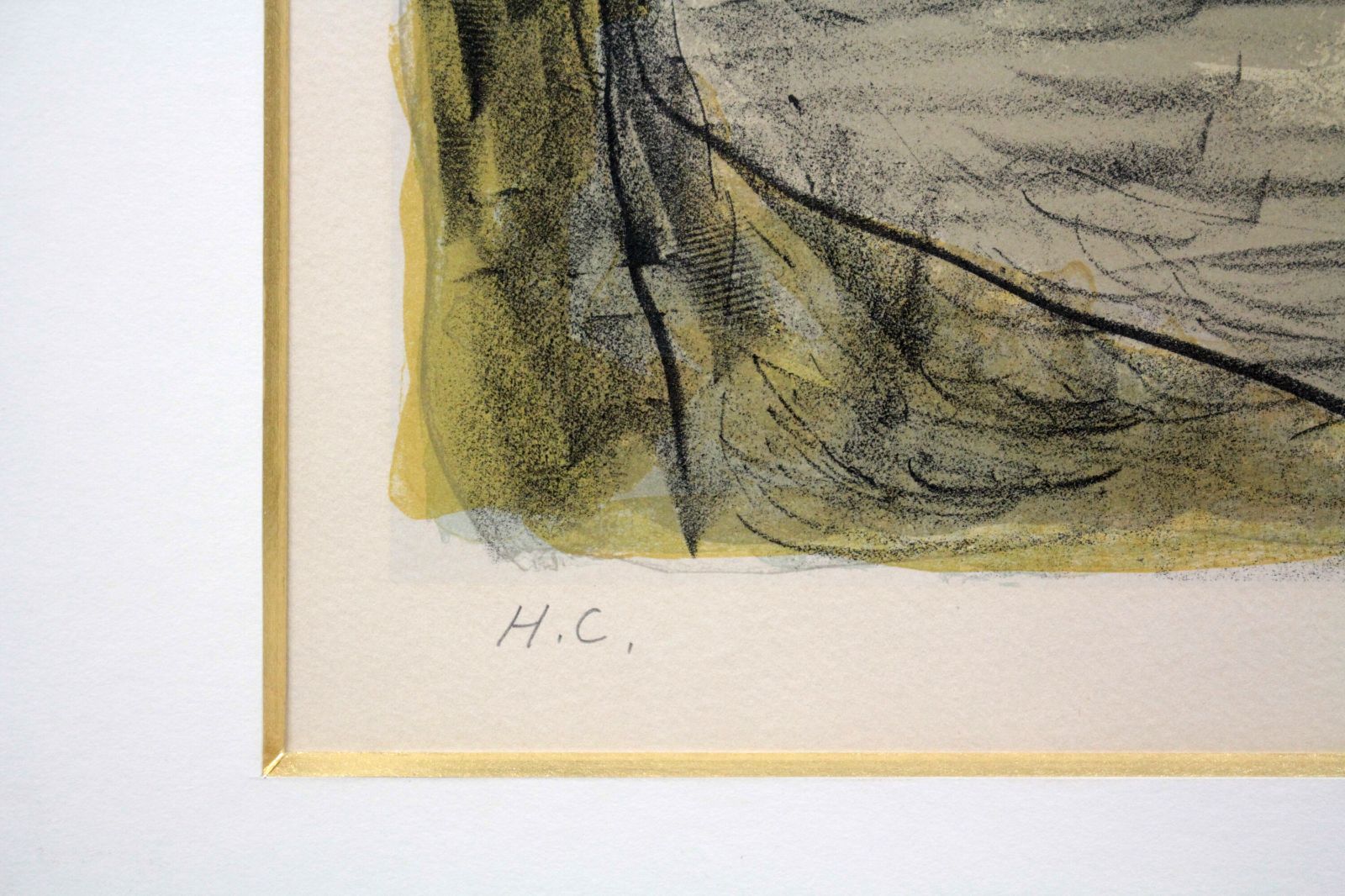 織田廣喜『パリの女（レストランの女）』リトグラフ【真作保証】 絵画 織田廣喜『パリの女（レストランの女）』リトグラフ【真作保証