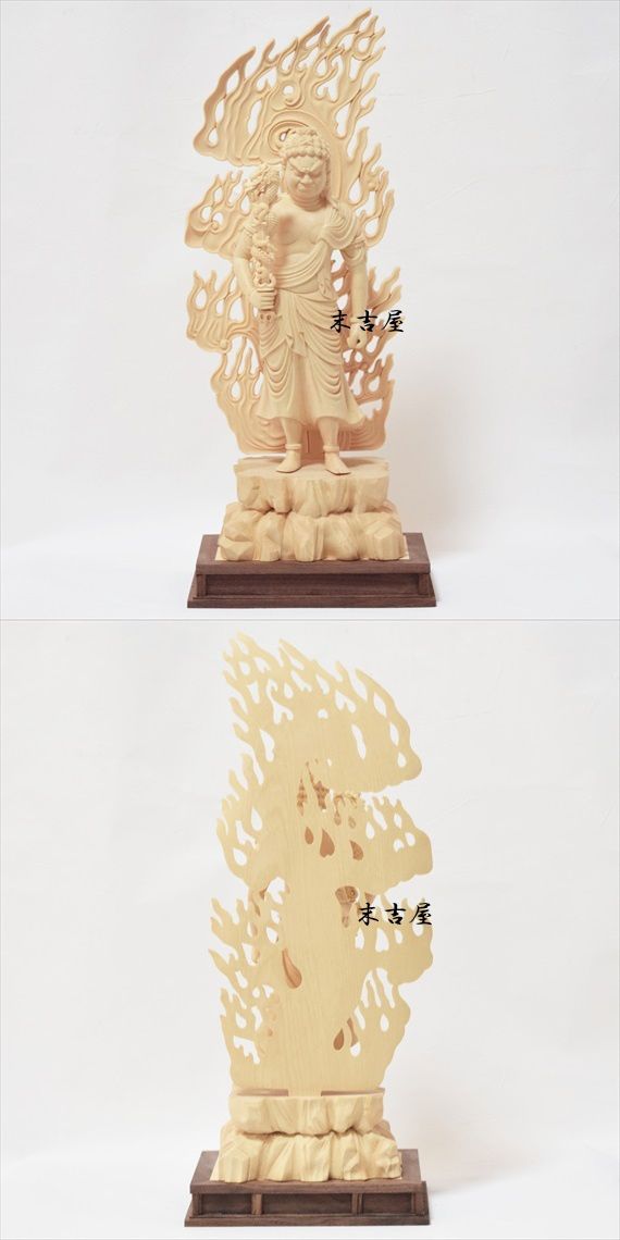 アンティーク 「ゴルファー立像」木彫り