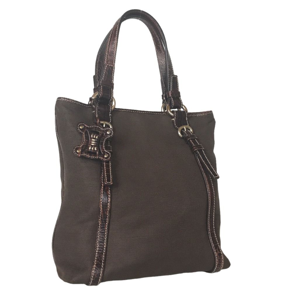 CELINE セリーヌ トートバッグ キャンバス ブラウン WC-ST-0047 CELINE セリーヌ トートバッグ レディース キャンバス ブラウン茶色 WC