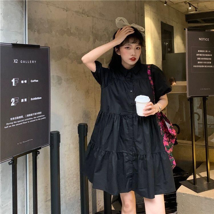 シャツワンピース レディース 半袖 ティアードワンピース