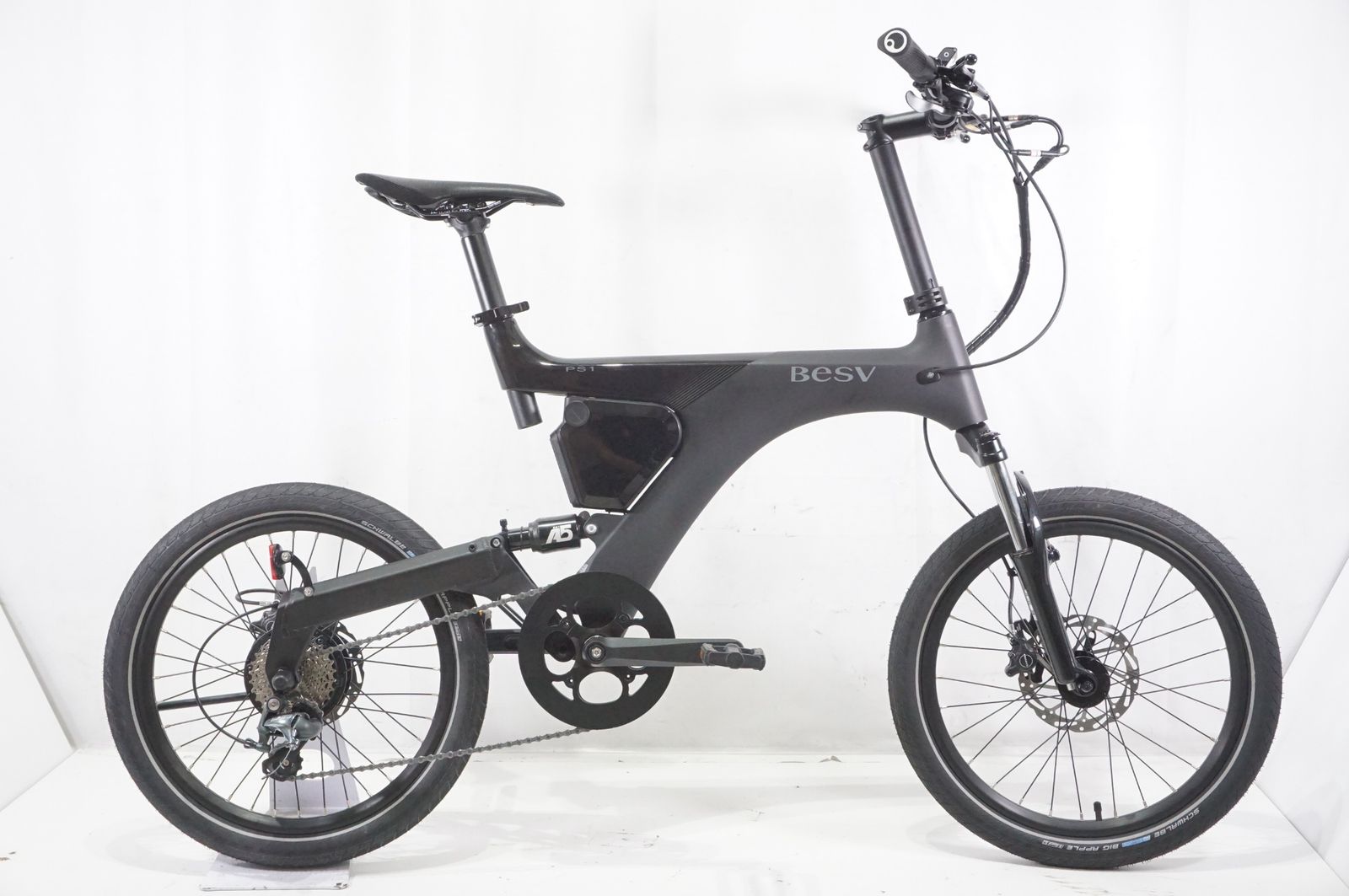 美品 Besv PS1 ブラック 2024年購入 BESV 「ベスビー」 PS1 2024年モデル 電動アシスト自転車 / バイチャリ