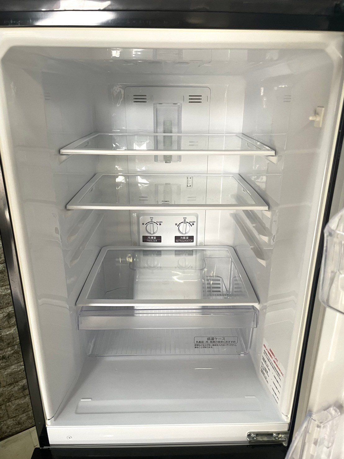 通販銀座全国送料無料3か月保障付き冷蔵庫2017年式三菱電機MR-P15A-S 冷蔵庫・冷凍庫