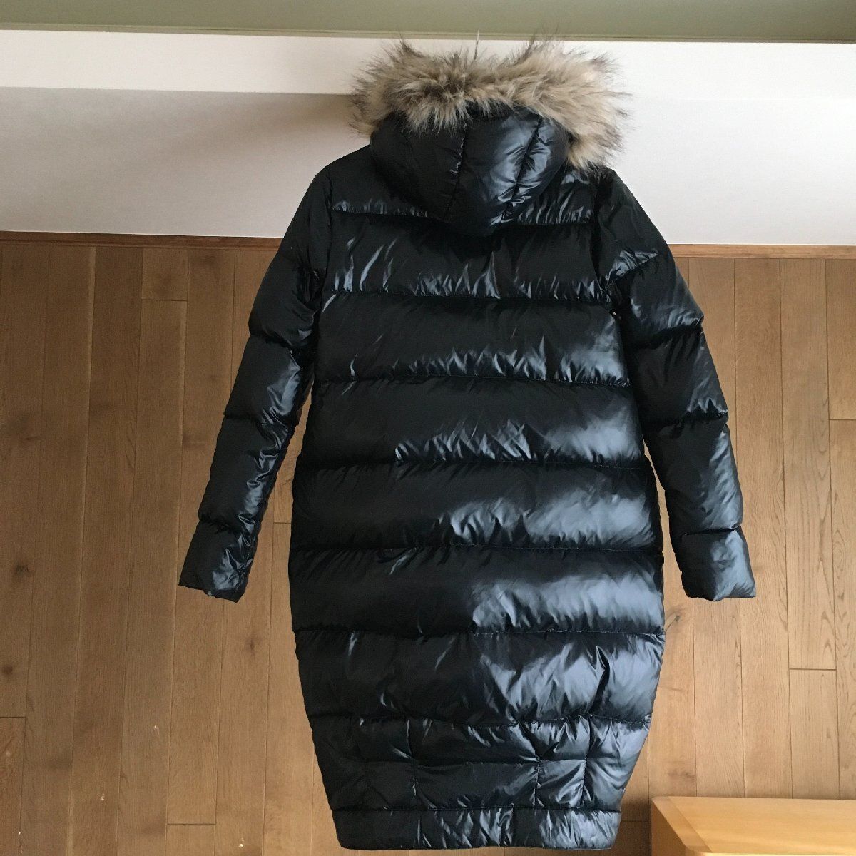 美品 MAN ダウン ジャケット コート スノーマン ニューヨークS 黒 美品 スノーマン ニューヨーク SNOWMAN NEW YORK ファーポケット