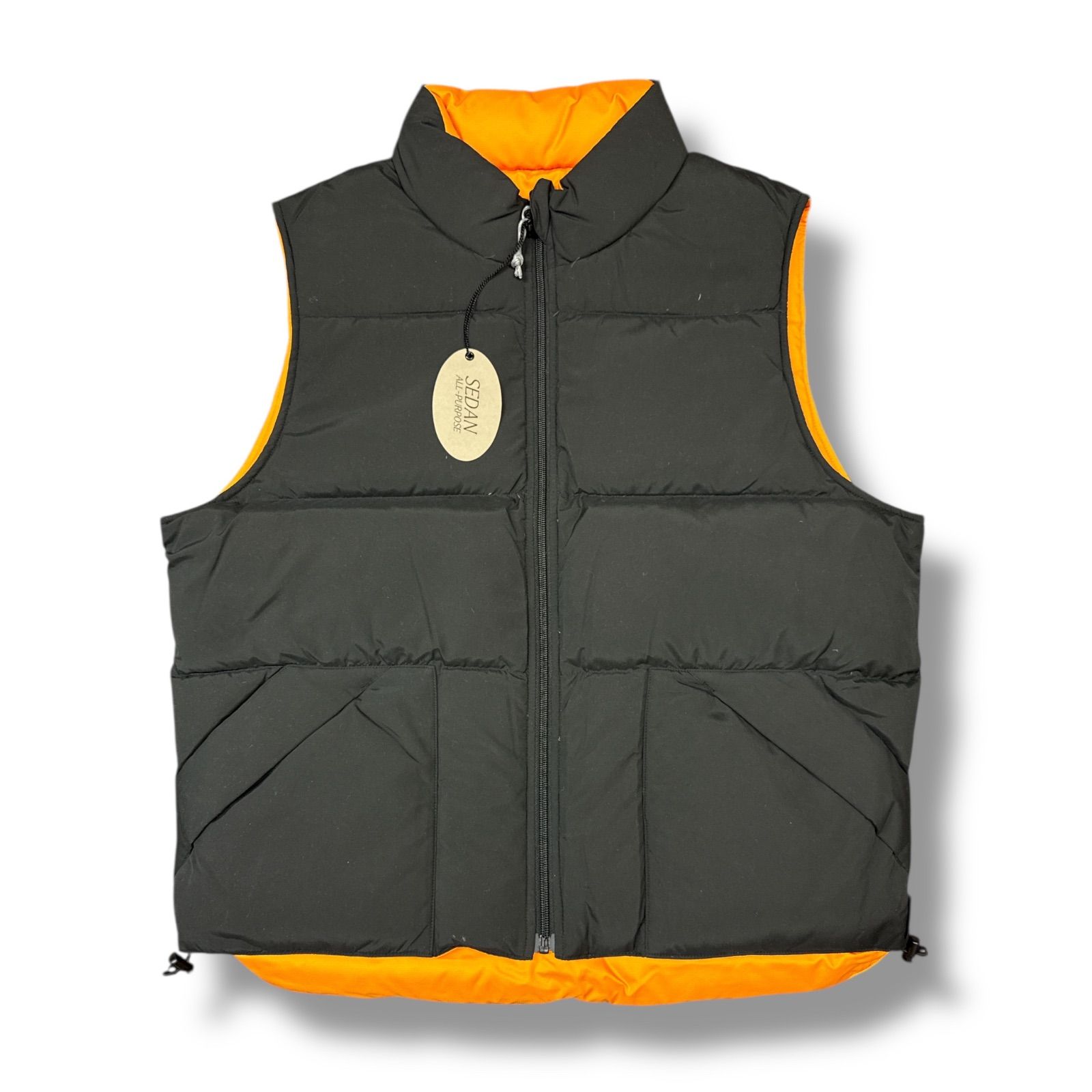 参考上代38500円 未使用品 SEDAN ALL-PURPOSE Reversible Down Vest 