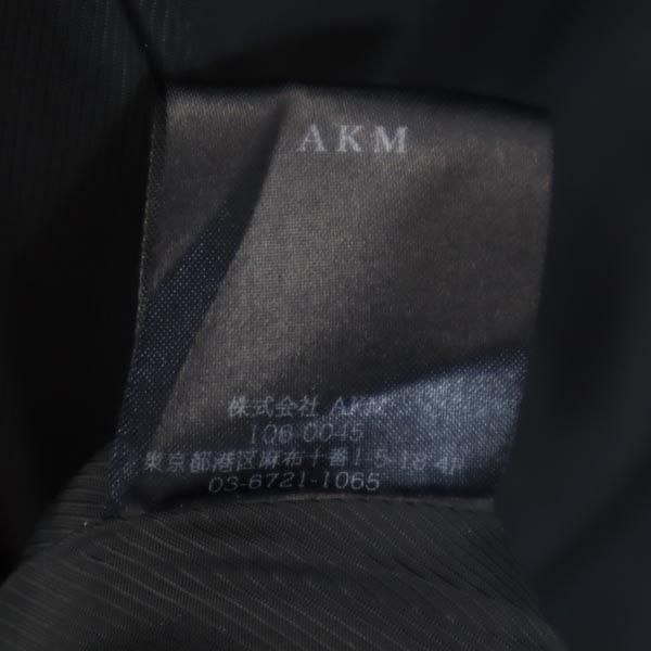 エイケイエム チェスター コート S 黒 AKM 日本製 メンズ   【230216】