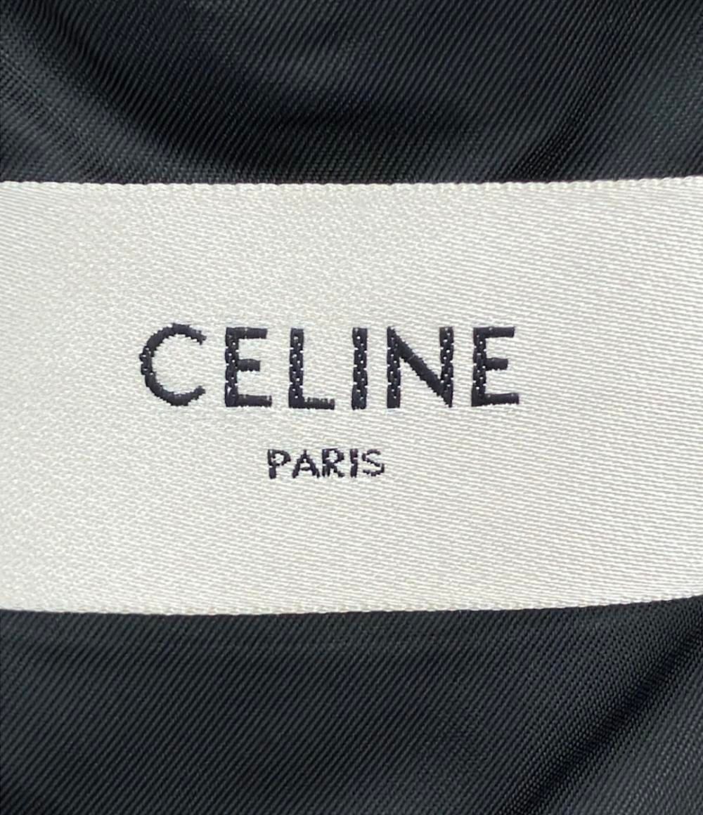 CELINE ベージュ ウールショートジャケット 100％ウールジャケット ウールショートジャケット 筋感あり